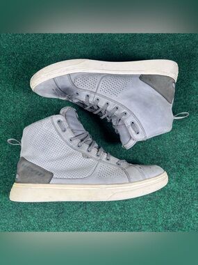REV'IT Arrow Shoes Mens Size 12 Gray White Motorcycle Riding CE Ortholite